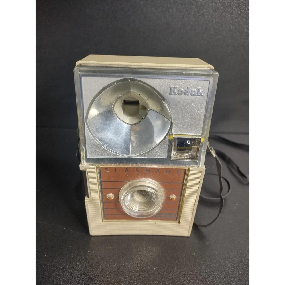 Vintage Kodak Hawkeye Flashfun 127mm Film Camera Untested, As Is